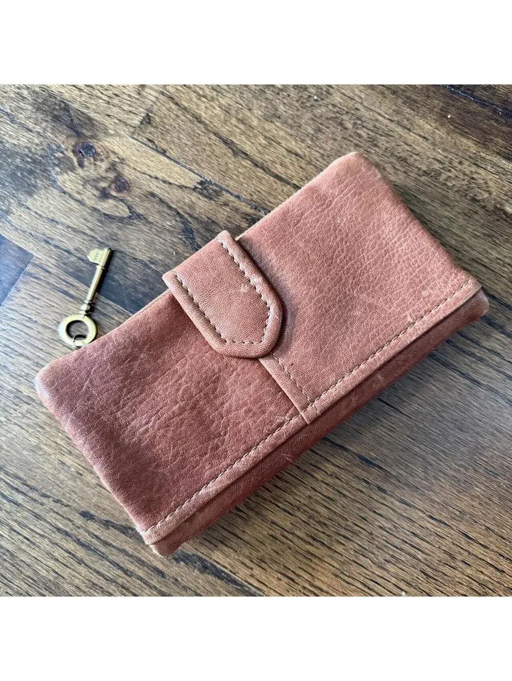 🗝️ Fossil Long Live Vintage Leather Organizer Wallet